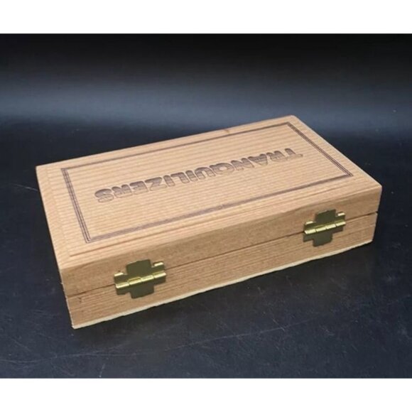 Aladdin Giftware Novelty Gag Gift Tranquilizers Box Wooden - Picture 6 of 7